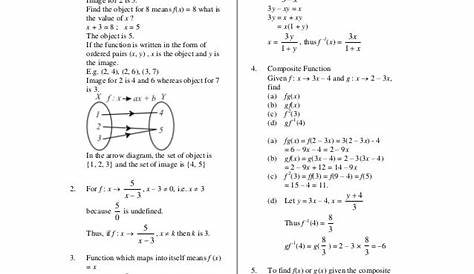 Formula Add Math Form 4 - Math Example: Secant Functions in Tabular and