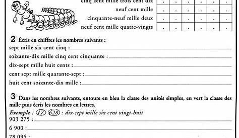 CM1: EXERCICES L'addition et la soustracton decimale