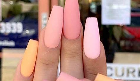Matte Summer Coffin Nails 30 Ideas Get Ready To Steal The Show