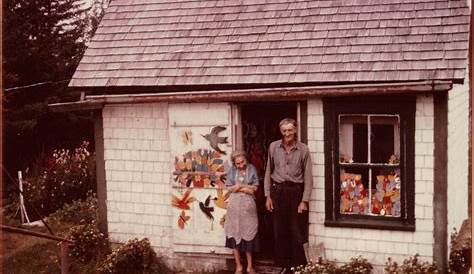 Maud Lewis (1903 - 1970) was born and lived in Nova Sciotia, Canada