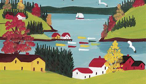 Road Block by Maud Lewis | Canadian art, Maud lewis, Everyday art