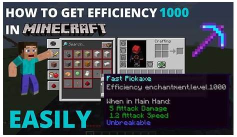 Max Efficiency Minecraft