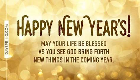 May God Bless You New Year Quotes