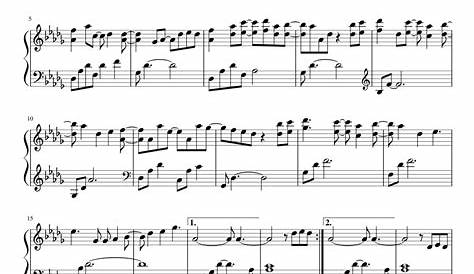 YirumaMaybe Sheet music for Piano (Piano Duo)