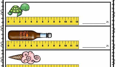 2nd grade measurement worksheets grade 2 length worksheets units of