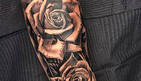 Media Manga De Rosas Tattoo Hombre Tatuajes ROSAS PARA HOMBRE【impresionantes】(+372 Fotos