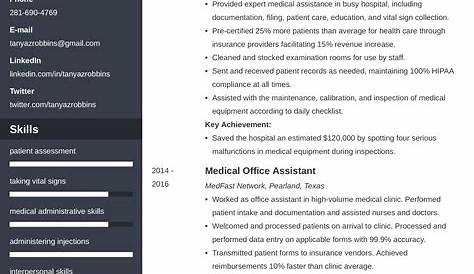 Medical CV Example - Free Download in Word | CV Templates