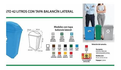 BOTE PARA BASURA CON RUEDAS Y TAPA DE 121 L | The Home Depot México