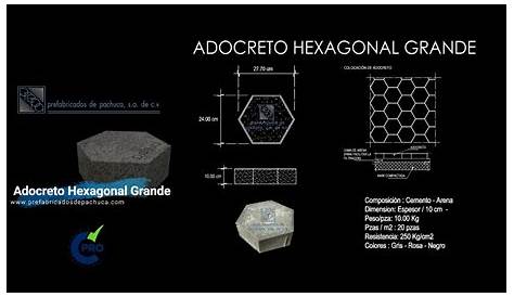 Adocreto Hexagonal Grande Ficha Técnica - YouTube