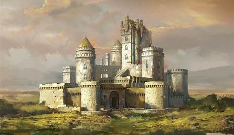 White Castle by Andrew Ryan | Fantasy castle, Fantasy landscape