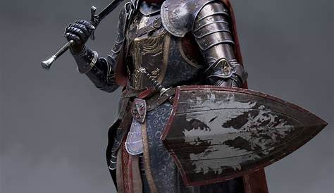 Medieval Knight by jeffchendesigns Rpg Character, Character Portraits