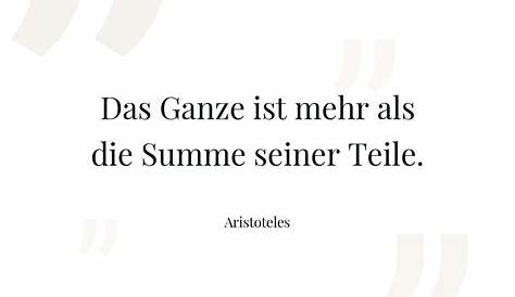 ¿Das Ganze ist mehr als die Summe seiner Teile¿ ¿ Teamarbeit und