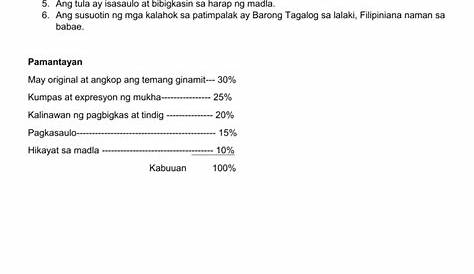 Pamantayan Sa Pagtataya Sa Pagsulat Ng Tula - Mobile Legends