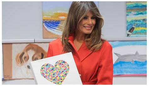 Melania Valentine's Day Decorations Photos Trump Brings Sweet Love To Children On