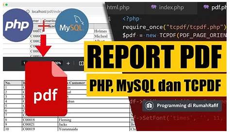 CARA MEMBUAT REPORT PHP DENGAN MUDAH | Belajar Pemrograman PHP dan HTML