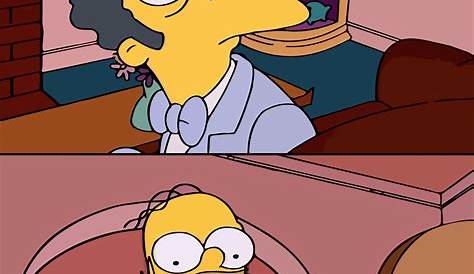 Homer staring at moe - Imgflip