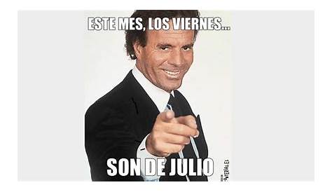 Redes sociales "se inundan" con memes de Julio Iglesias