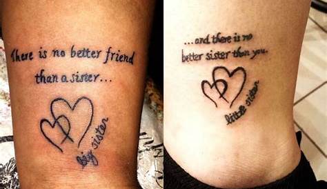 65 Matching Sister Tattoo Designs To Get Your Feelings Inked