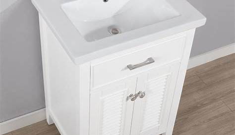 60" Pure White Double Sink Bathroom Vanity with Carrara White Marble Top