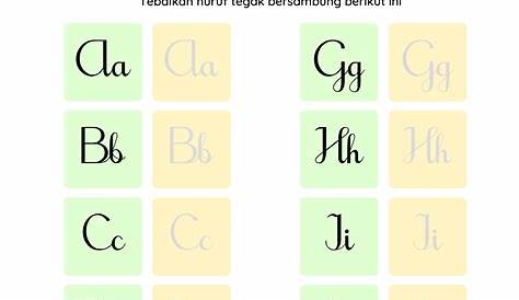 Soal Latihan Menulis Huruf Tegak Bersambung – Ilmusosial.id BC8 in 2022