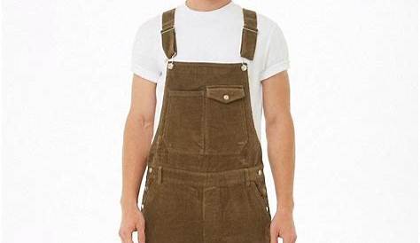 Mens Grey Black Corduroy Bib Overalls 2017 Spring Autumn Korean Fashion