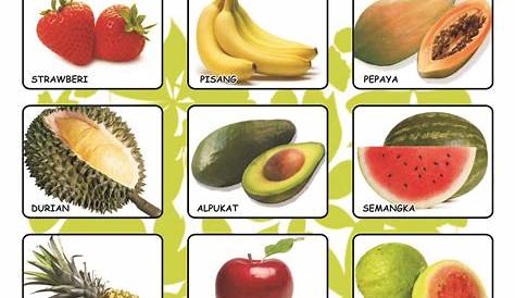 Belajar mengenal nama buah buahan bahasa indonesia eps 5 - edukasi anak
