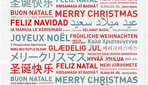 Merry Christmas Images Different Languages