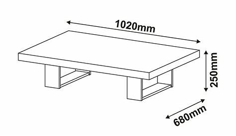 medidas de una mesa de centro para sala - Pesquisa Google | Table