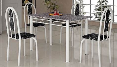 mesa de marmore com 4 lugares | Vazlon Brasil