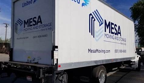 What a beauty, look at that Moving Truck! Mesa Moving & Storage, a