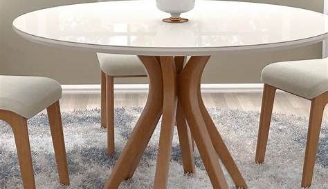 Decoração de sala de jantar com mesa redonda | Olhar Moderno | Mesas de