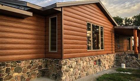 Metal Log Cabin Siding