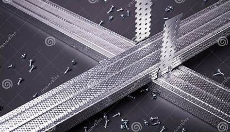 Metal Profile For Plasterboard Steel Stock Photo Image Of