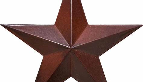 Rustic Metal Star Hanging Ornaments