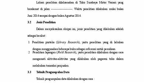 Contoh Skripsi Metode Kualitatif Download