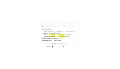 METRIC MANIA - Length Mass Volume.pdf - Sakoyah Boyd Period 6 Name