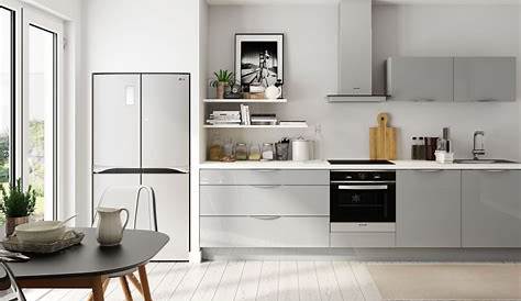 Meuble De Cuisine Gris Et Blanc Plan Travail Tendancesdesign.fr