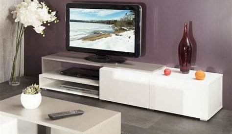 Meuble Tv Blanc Et Taupe s , s Rangements, PACIFIC