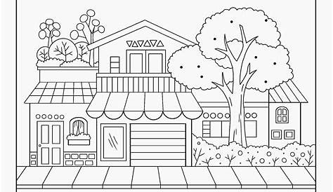 Sketsa Gambar Rumah Tingkat Kartun : 75 Desain Denah Rumah Super Mewah