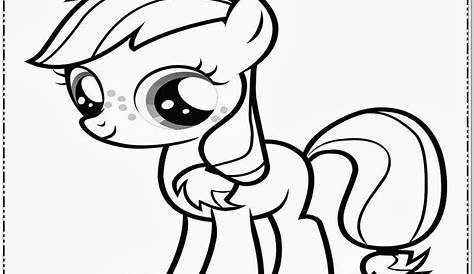 Mewarnai Gambar Lucu Kuda My Little Pony | Mewarnai Gambar