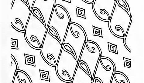 +30 Sketsa Motif Batik Untuk Di Gambar | Gudangsket