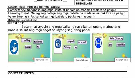 MQ3.14 Nababasa ang mga salita at babala na madalas makita sa paligid