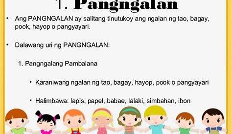 Bahagi Ng Pananalita Worksheet