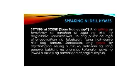 SOLUTION: Filipino mga bahagi ng pananalita parts of speech - Studypool