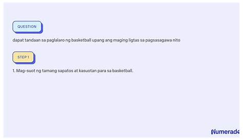 Ang pangunahing panuntunan ng laro ng basketball