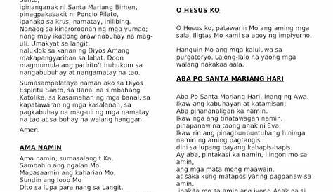 Mga Tagalog na Panalangin: Ang Aking Dasal Video and Lyrics