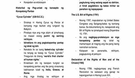 Bakit Mahalaga Ang Binanggit Na Dokumento Sa Pag Unlad Ng Konsepto Ng