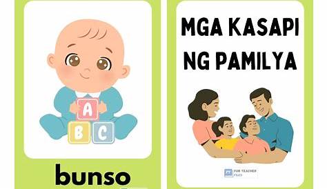 Tungkulin ng bawat miyembro ng pamilya - Aktibidad sa pagtuturo