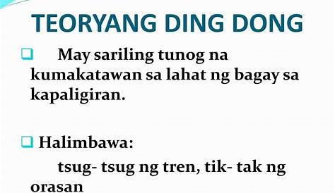 3.ibigay Ang mga teorya Ng wika - Brainly.ph