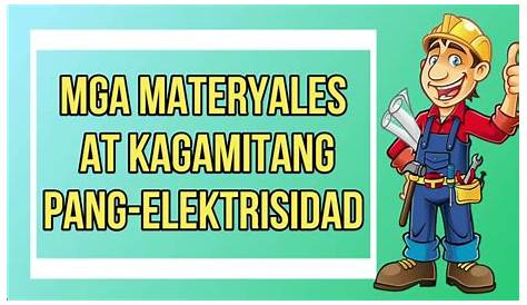 Uri ng kagamitan at kasangkapang Pang electrisidad - YouTube
